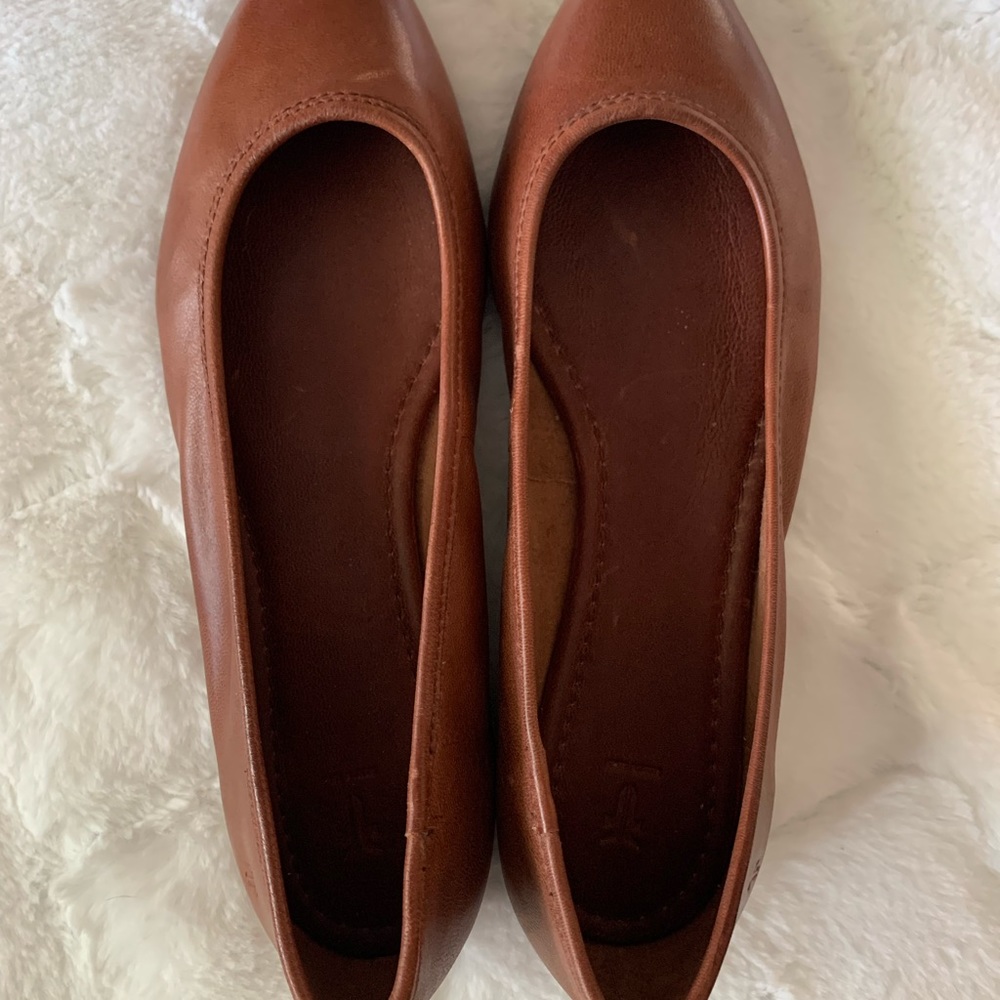 Frye Regina Leather Ballet Flat